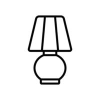 table lamp icon design template simple and clean vector
