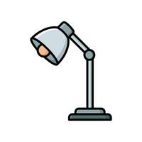 table lamp icon design template simple and clean vector