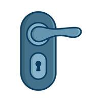 door lock, door handle icon design template simple and clean vector