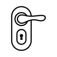 door lock, door handle icon design template simple and clean vector