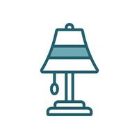 table lamp icon design template simple and clean vector
