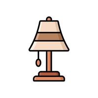 table lamp icon design template simple and clean vector