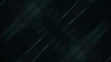 Stylish dark abstract technology background with a glowing grid of lines, dots and digital data particles. This minimalist motion background is full HD and a seamless loop. video