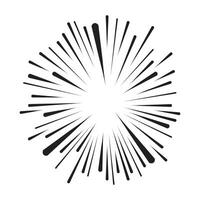 Starburst, sunburst element. vector