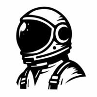 illustration of an astronaut on a white background vector