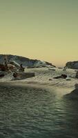 View of the Atlantic Ocean and the cliffs video