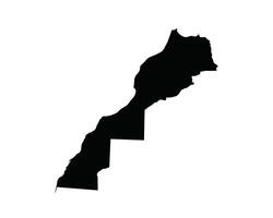 Map of Morocco. Morocco Map on white background. vector