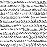 Aesthetic Contemporary printable seamless pattern with abstract line, dot, shape brush stroke in black and white colors. Boho background in minimalist style vectorfor wallpaper vector
