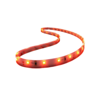 a strip of red led lights png