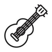 ukelele icono símbolo vector