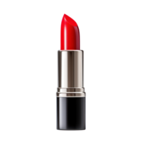 klassisch öffnen rot Lippenstift mit schwarz Rohr. isoliert auf Hintergrund png