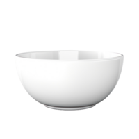 White Empty Bowl Object. Isolated on Background png