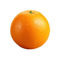 Fresco naranja fruta. vibrante y maduro naranja. aislado en antecedentes png
