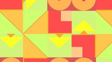 Abstract pattern geometric animation background video