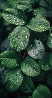 Lush Green Monstera Leaves in a Tropical Rainforest photo