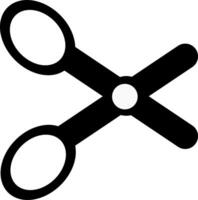 3d rendered illustration of a symbol of a scissor vector