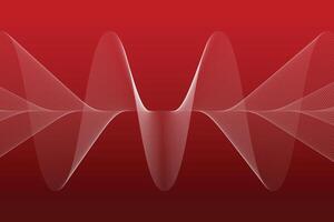 Abstract ultrasonic on a gradient background, lighting effects, and rousingly design style. vector
