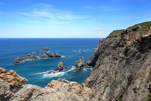 Exploring the Beauty of Majestic Cliffs, Nature's Impressive Coastal Formations photo