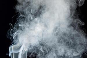 Mystic fumes elegance captured in smoky swirls and ethereal wisps creates a transcendent visual spectacle. photo