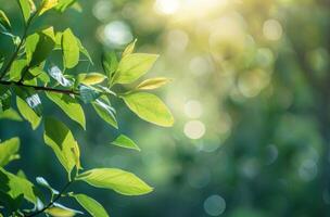 Green Leafed Tree Branch photo