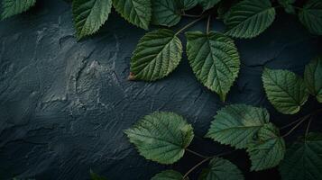 Pile of Green Leaves on the Ground photo