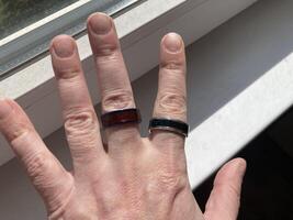 NFC ring sensor for storing and transmitting information photo