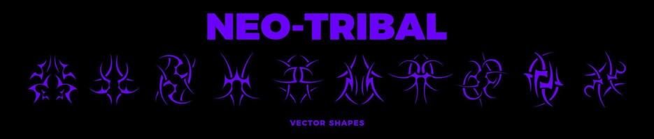 Neo tribal design elements collection. vector