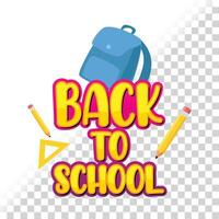 back to school 3d and banner design back to school and text effect Back To School 3d Traditional Cartoon school banner and golden 3d vector