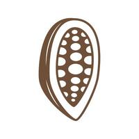 Cocoa icon. Simple illustration of cocoa icon for web design isolated on white background vector