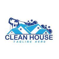 home wash logo, home cleaning logo vector
