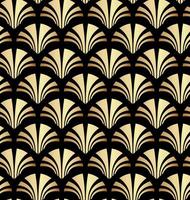 Geometric Gold Art Deco Pattern Background Design vector