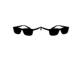 Sun Glasses Silhouette, Side View, Flat Style, can use for Pictogram, Logo Gram, Apps, Art Illustration, Template for Avatar Profile Image, Website, or Graphic Design Element vector