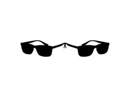 Sun Glasses Silhouette, Side View, Flat Style, can use for Pictogram, Logo Gram, Apps, Art Illustration, Template for Avatar Profile Image, Website, or Graphic Design Element vector