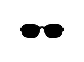 Sun Eye Glasses Silhouette, Front View, Flat Style, can use for Pictogram, Logo Gram, Apps, Art Illustration, Template for Avatar Profile Image, Website, or Graphic Design Element vector