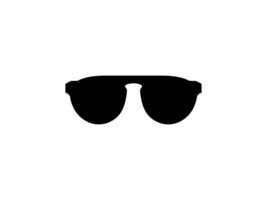 Sun Eye Glasses Silhouette, Front View, Flat Style, can use for Pictogram, Logo Gram, Apps, Art Illustration, Template for Avatar Profile Image, Website, or Graphic Design Element vector