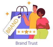 Millennials Targeting. Flat Illustration vector