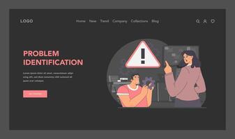 Solution adjustment concept. Flat illustration vector