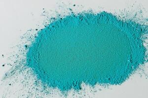 The beautiful pastel cosmetic powder offers a delicate and elegant touch, creating a flawless and subtle finish on the skin. Its soft hues capture the essence of beauty and refinement photo