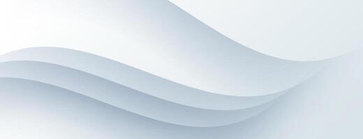 white abstract wavy lines texture background for banner, website, presentation, poster, cover, wallpaper. vector