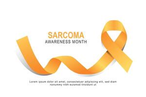 Sarcoma Awareness Month background. vector