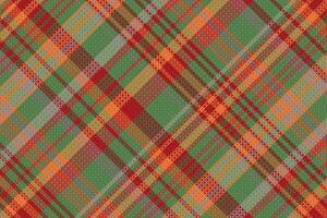 Tartan plaid pattern with texture. vector