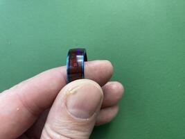 NFC ring sensor for storing and transmitting information photo