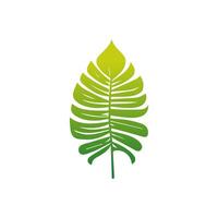 Green leaf icon. Elements design for natural, eco, vegan, bio labels vector