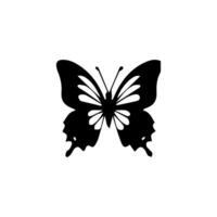 mariposa siluetas linda primavera insectos con calado alas, volador mariposa. con alas insecto, varios detalle hermosa polilla decorativo fauna silvestre elementos. vector