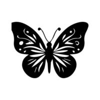 Beautiful Ornament Butterfly Decoration element Design vector