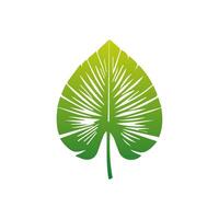 Green leaf icon green. Elements design for natural, eco, vegan, bio labels vector
