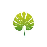 Green leaf icon. Elements design for natural, eco, vegan, bio labels vector