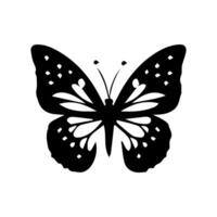 mariposa siluetas linda primavera insectos con calado alas, volador mariposa. con alas insecto, varios detalle hermosa polilla decorativo fauna silvestre elementos. vector