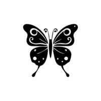 Beautiful Ornament Butterfly Decoration element Design vector