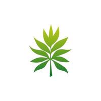 verde hoja icono verde. elementos diseño para natural, ecológico, vegano, bio etiquetas vector